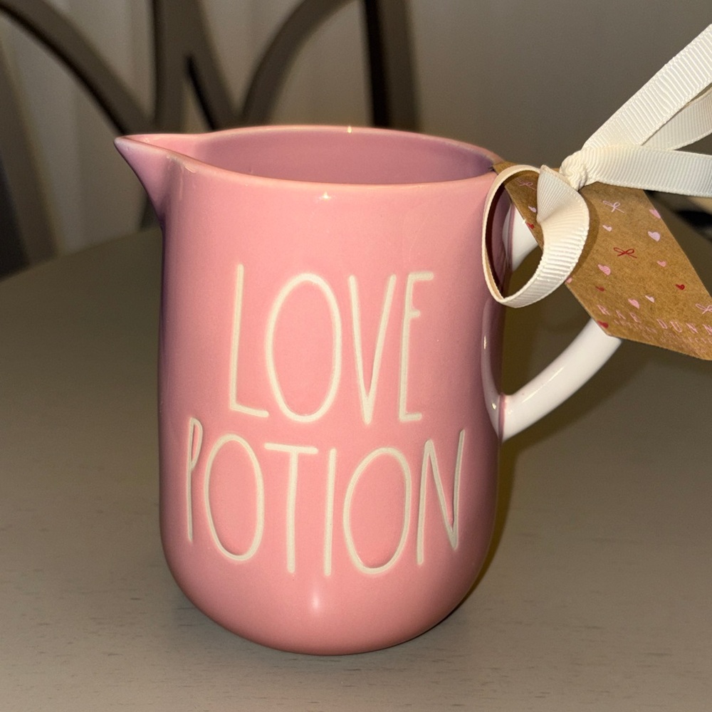 Rae Dunn Pink Love Potion Pitcher